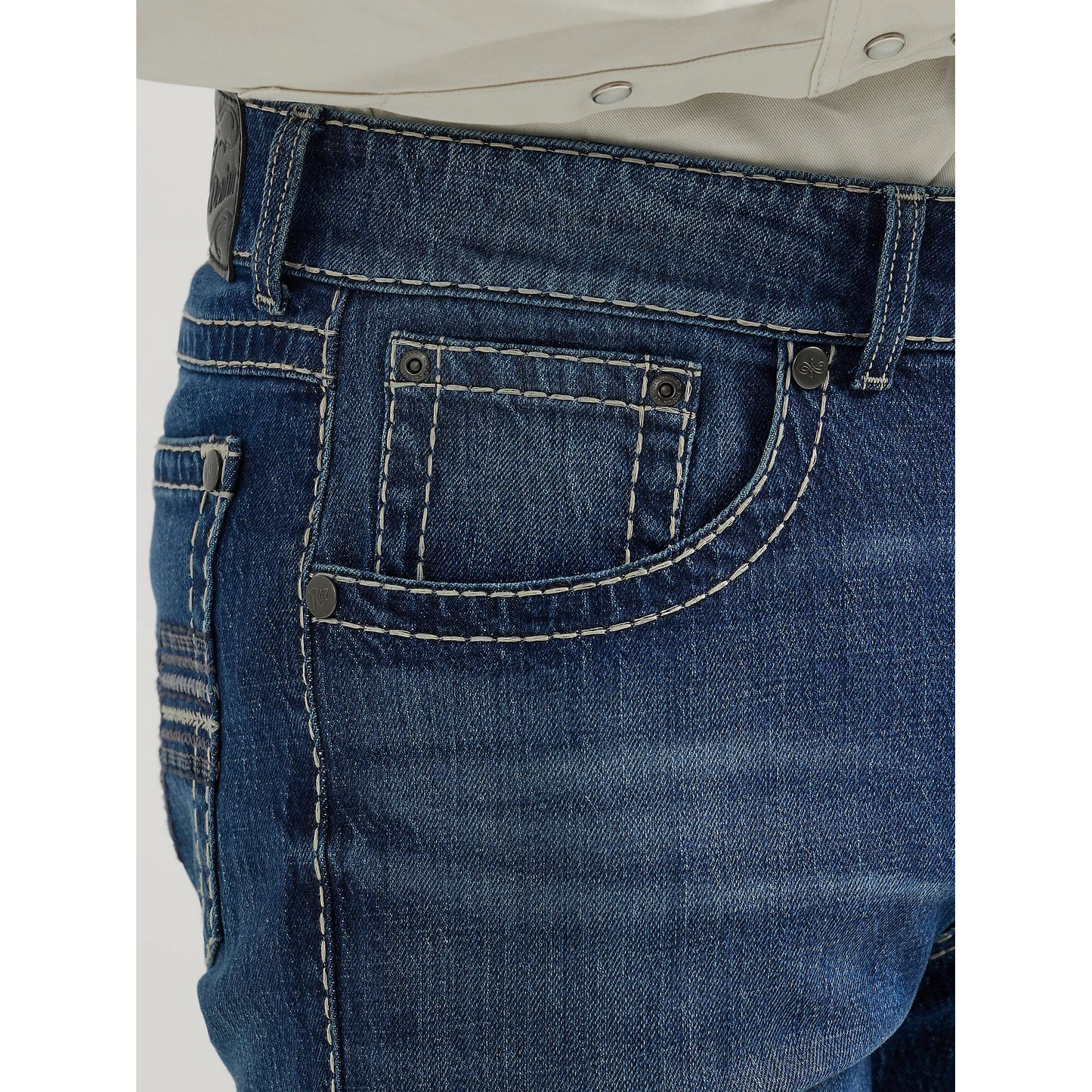 Wrangler Men's Rock 47 Slim Straight Jeans