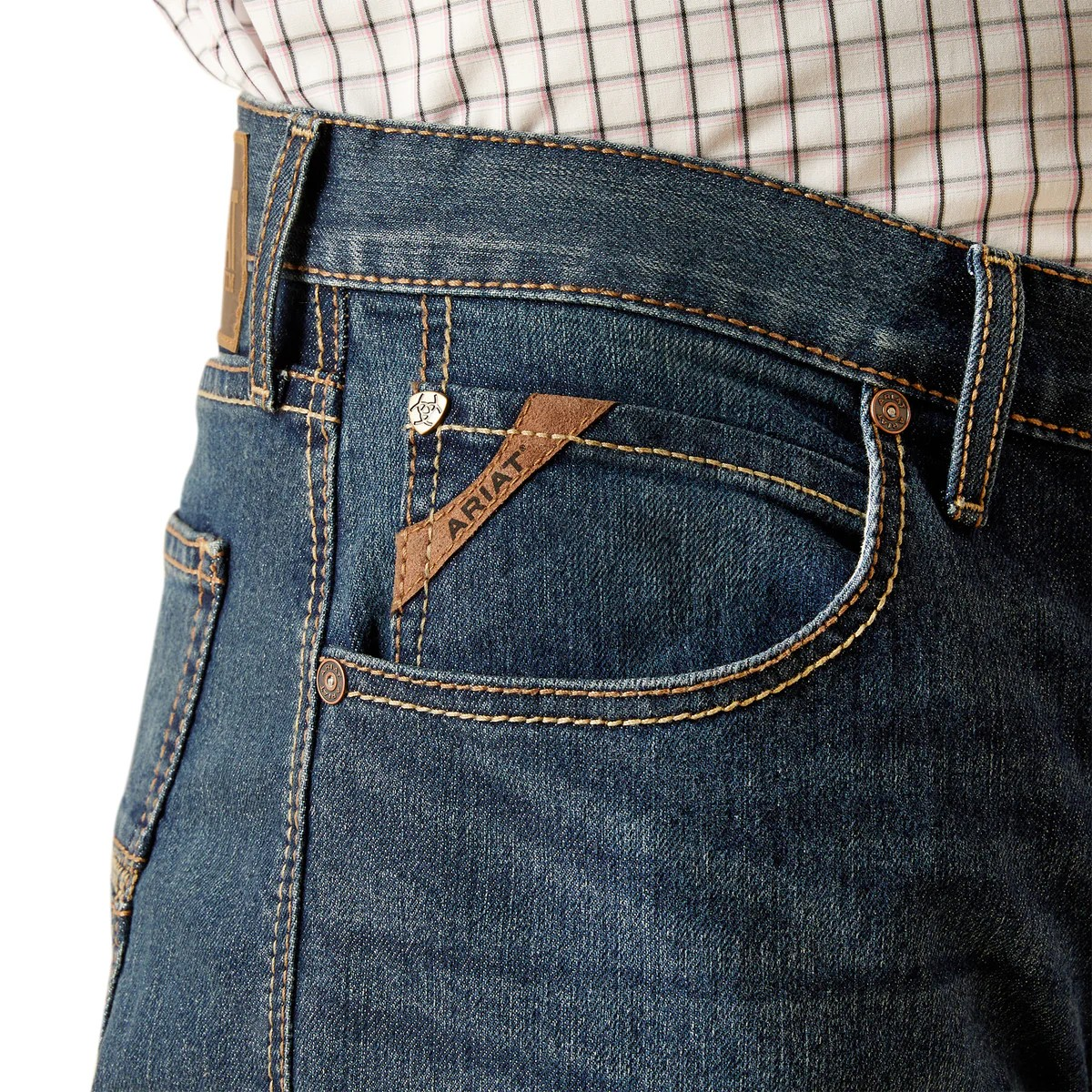 Ariat Men's Relaxed Porter Boot Cut Jean- Colman