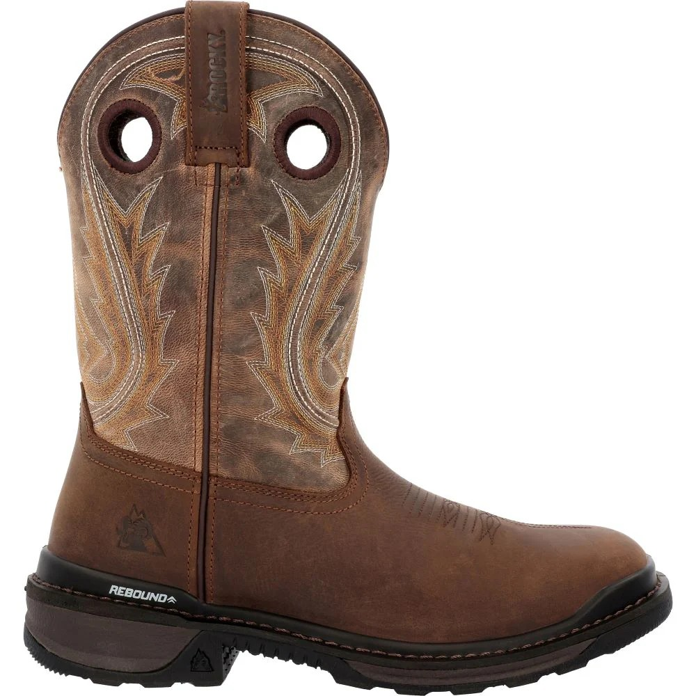 **Rocky Men's Rams Horn Western Boot