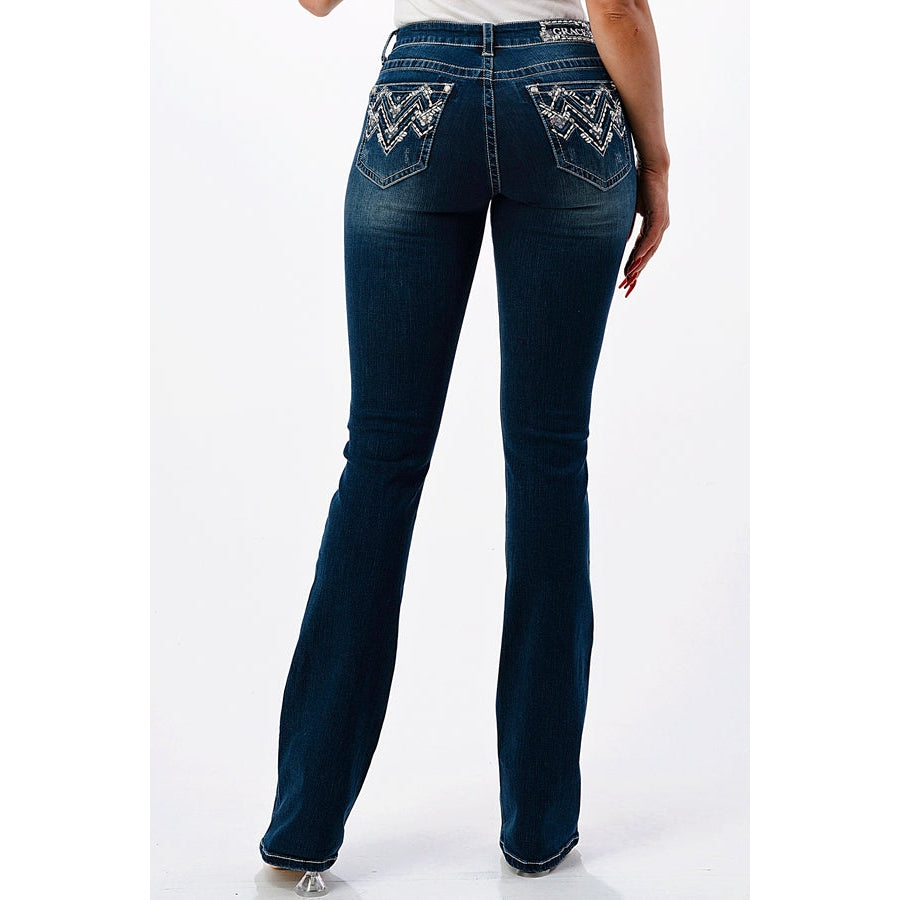 Grace in LA Women's Jeans - Aztec