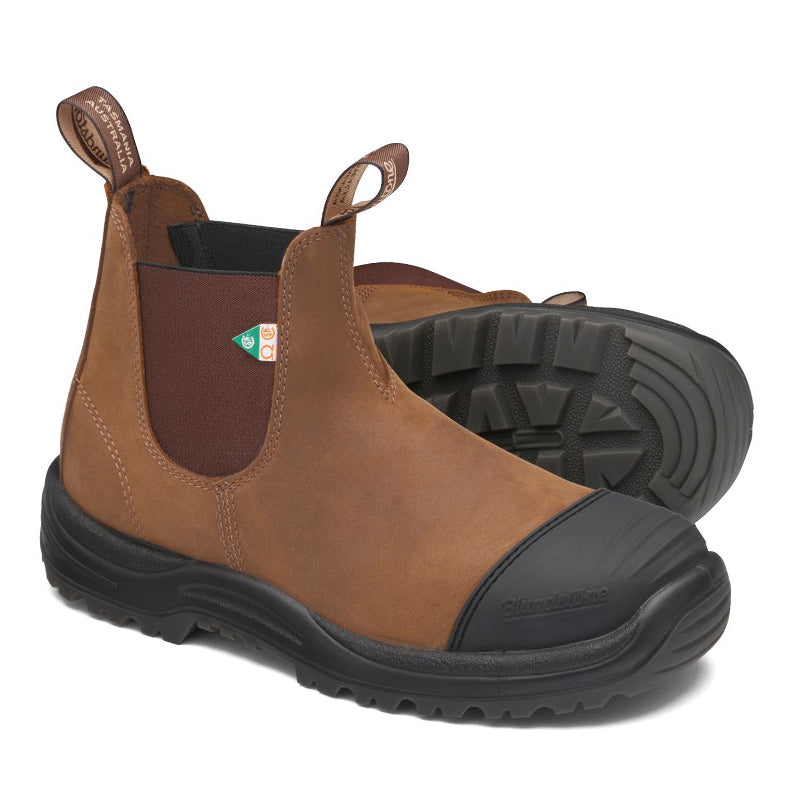 Blundstone Work Safety 169 Boots Saddle Brown