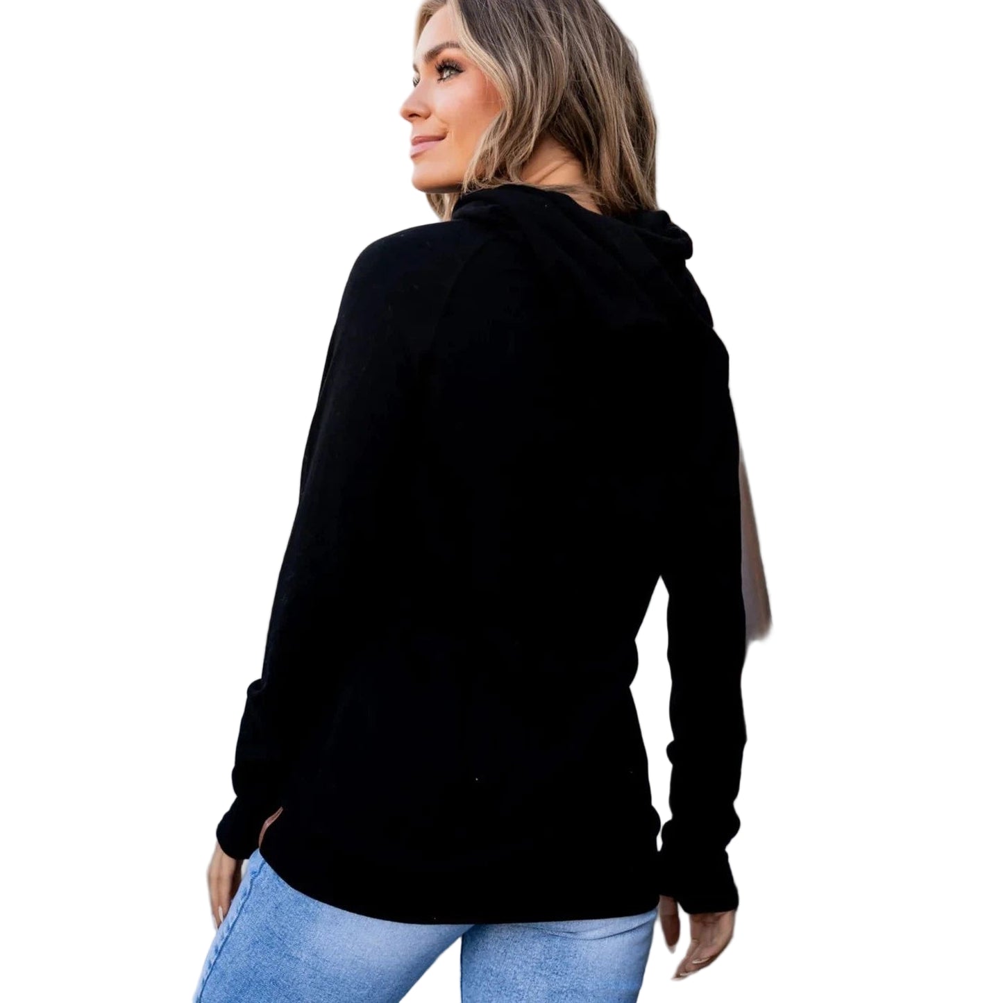 Ampersand Women's Poppy Seed Performance Fleece Double Hood Sweatshirt - Assorted Colours