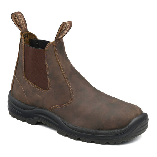 **Blundstone Unisex #492 Non-Safety Work Boots - Rustic Brown
