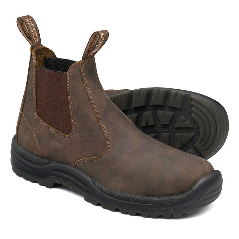 **Blundstone Unisex #492 Non-Safety Work Boots - Rustic Brown