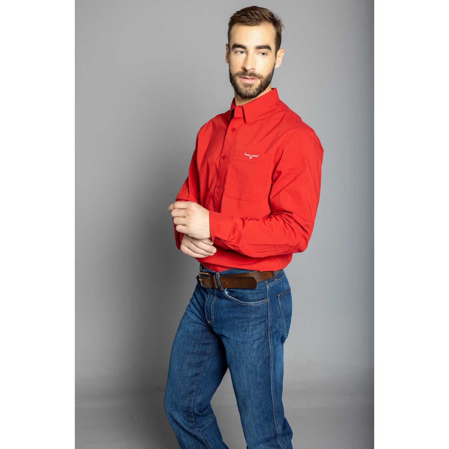 Kimes Men's Team Dress Shirt - Long