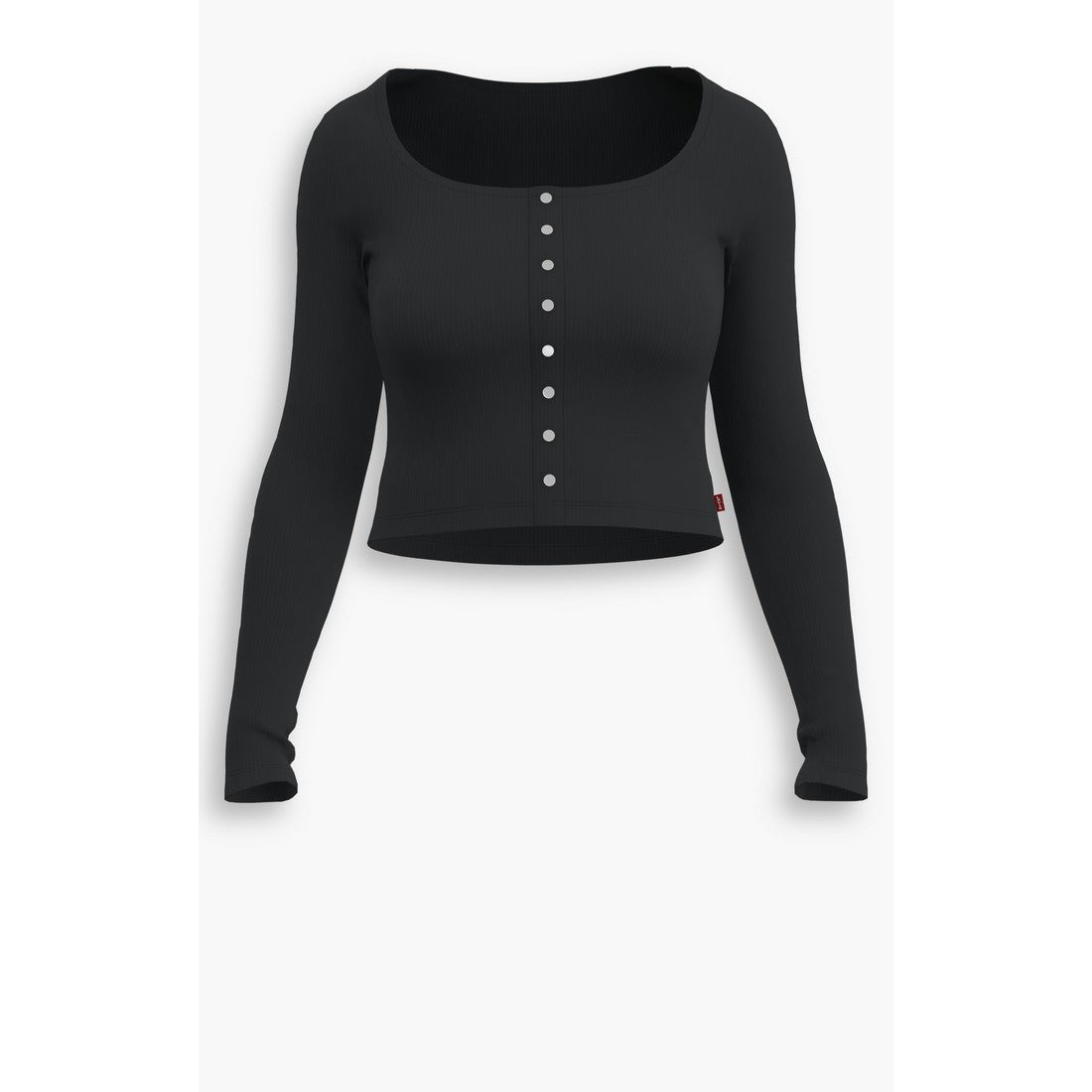 Levi Strauss Levi Women S Long Sleeve Britt Snap Front Top