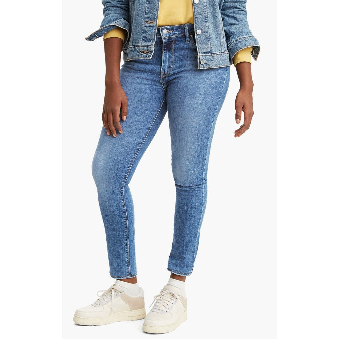 Levi Women's 721 High Rise Skinny Jeans - Lapis Air (Mid Wash)