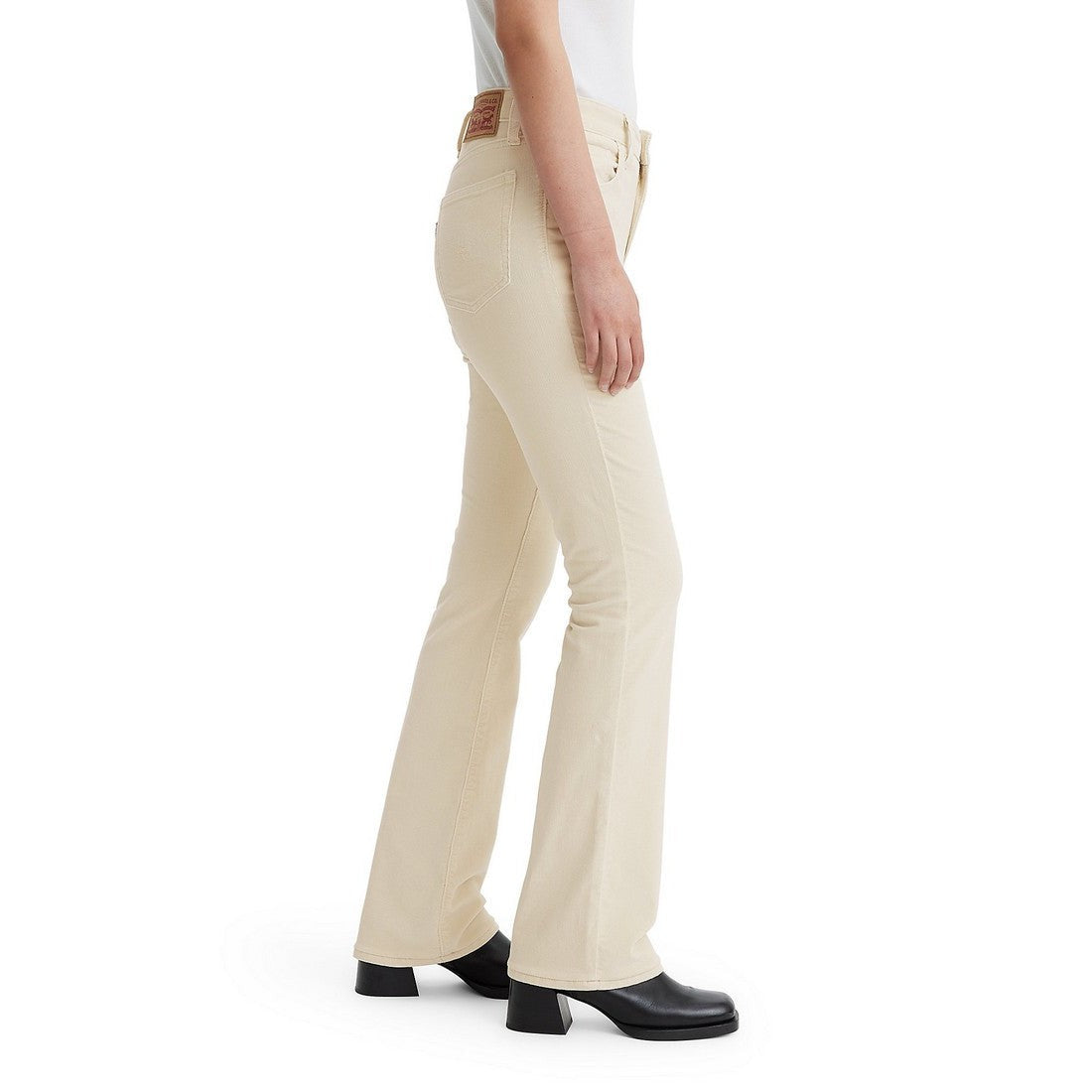 Levi Women's 725 High Rise Bootcut Jeans - White Smoke