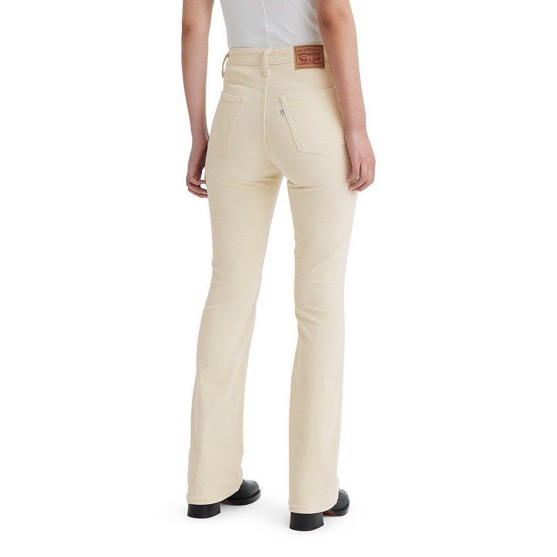 Levi Women's 725 High Rise Bootcut Jeans - White Smoke