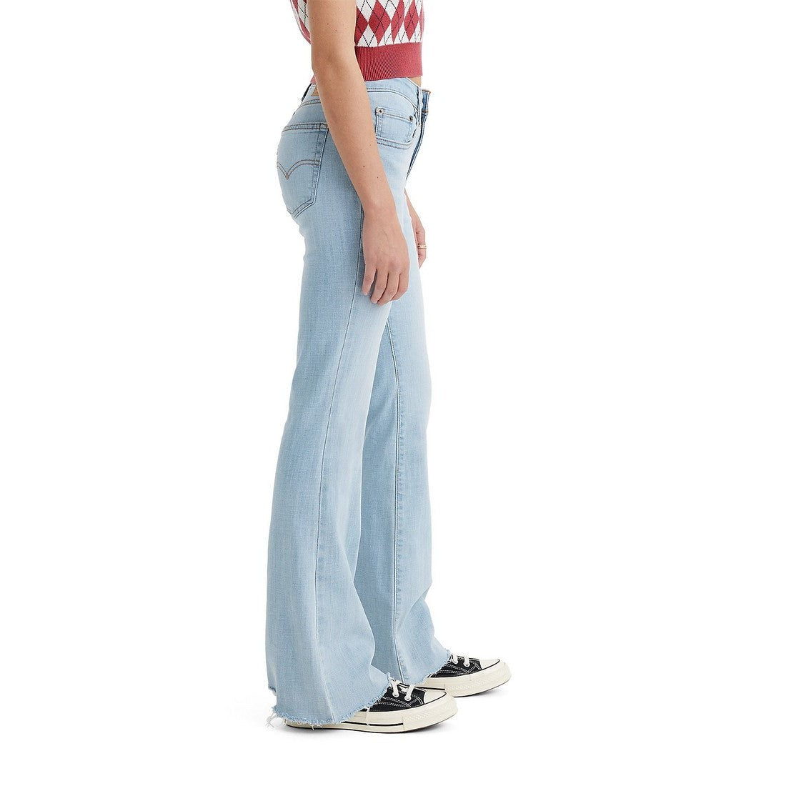 Levi Women's 726 High Rise Flare Jeans - Prime Location (Light Wash)