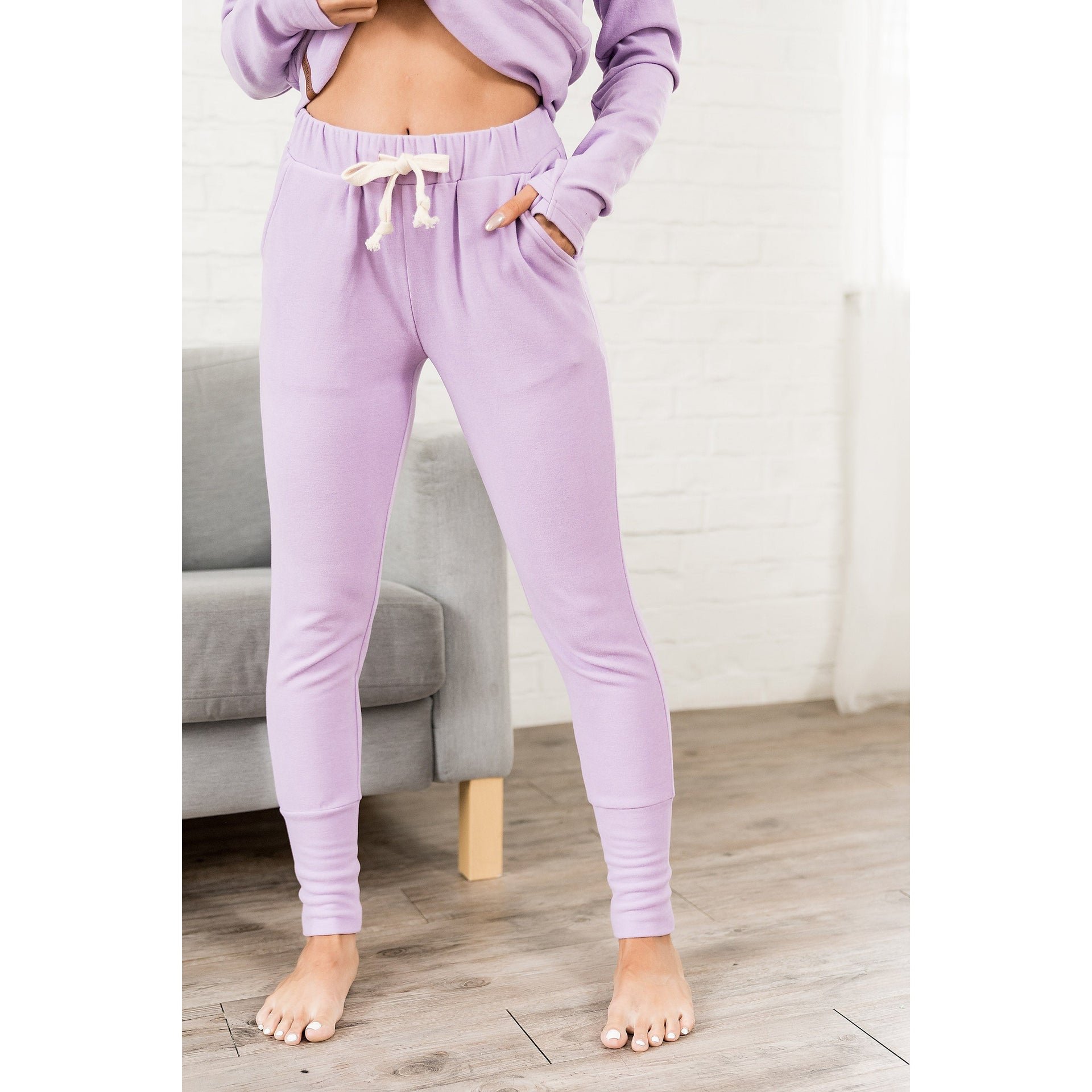 Purple Printed Activewear Jogger Track Cuff Sweatpants – KREAMY NYC