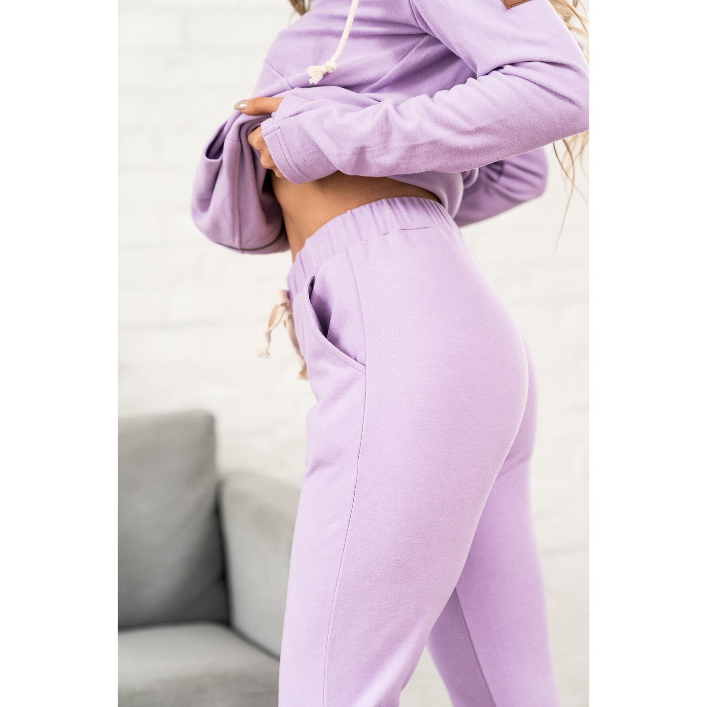 Ampersand Women's Performance Fleece Jogger - Pink Tulip