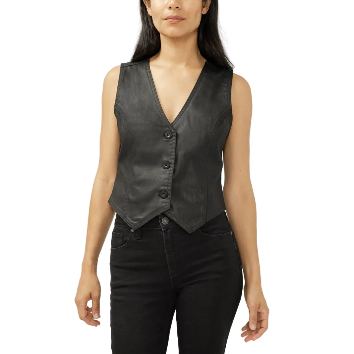 Silver Women's Classic Vest- Black