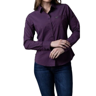 Kimes Ladies Linville Long Sleeve Solid Dress Shirt - Multiple Colours