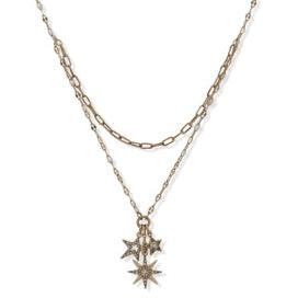 Lainey Wilson Three Star Double Chain Necklace