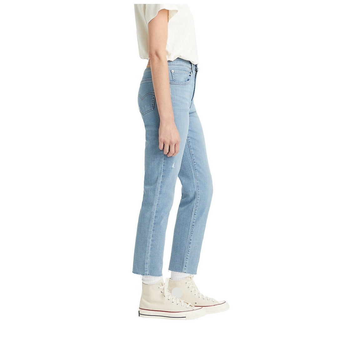 Levi Women's 724 High Rise Straight Cropped Jeans - Firefly Brite