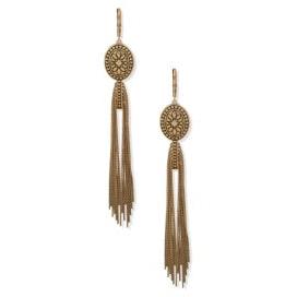 Lainey Wilson Gold Pendant Hanging Earrings