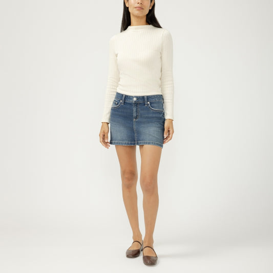 Silver Women's Elyse Mini Skirt- Corydon
