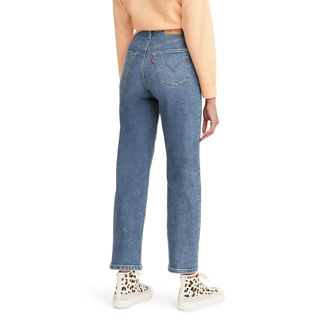 Levi Women's Ribcage Straight Ankle Jeans - Summer Slide
