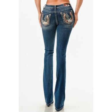 Grace in LA Women's Horse Shoe Jean-