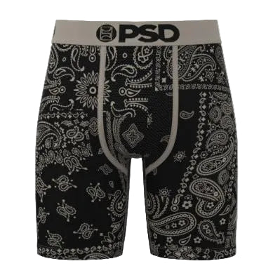PSD Underwear Khaki Paisley Boxer Brief - Multi