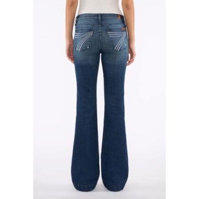 7 For All Mankind Dojo 36"  -Lake Blue