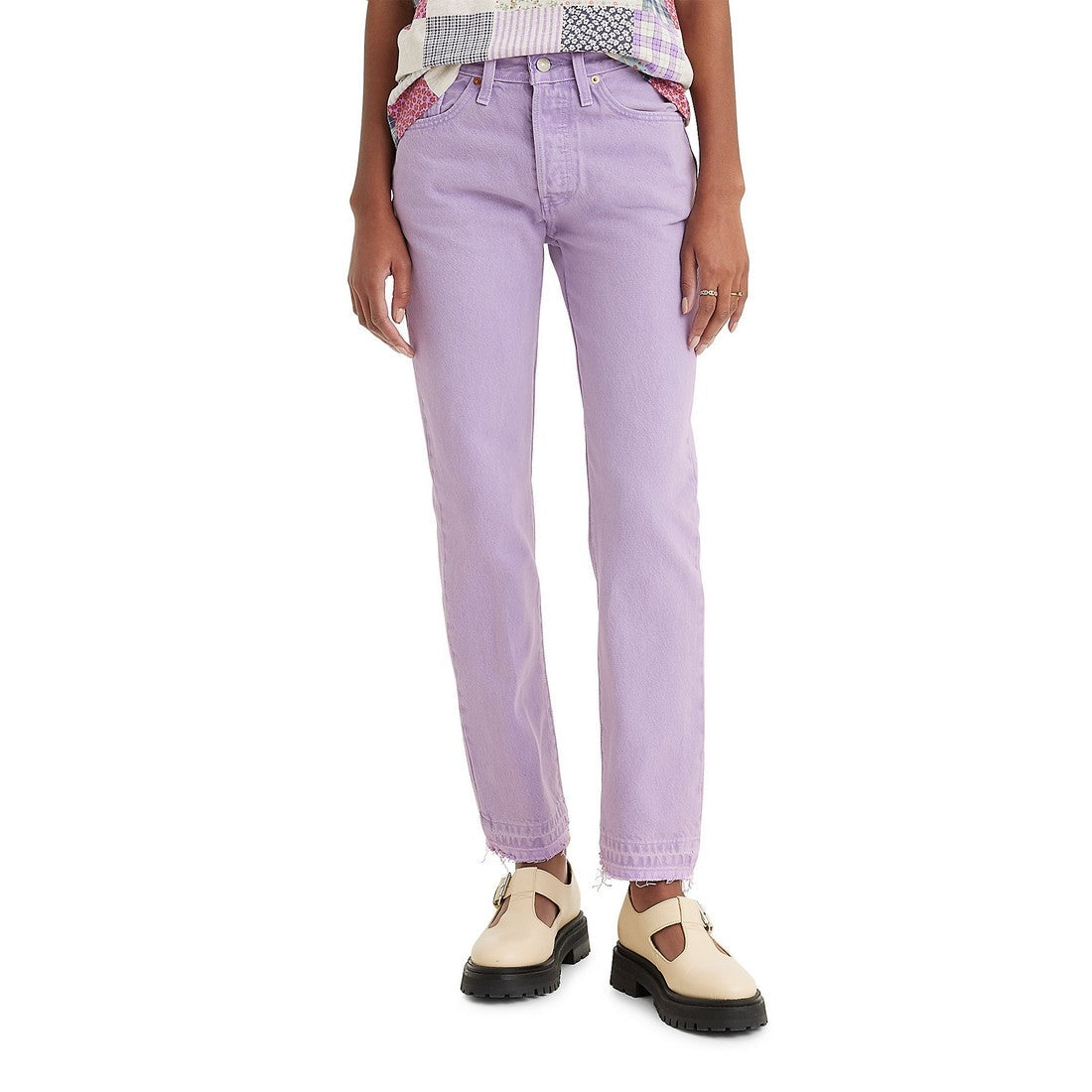 Levi Women's 501 Original Fit Jeans - Purple Rose