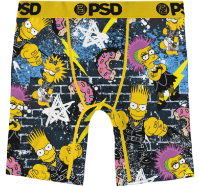 PSD Underwear Boy's Simpsons Punks Underwear