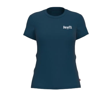 Levi Women's The Perfect Tee - Soft Chrome Poster