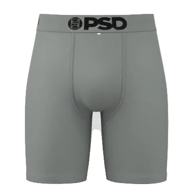 PSD Underwear Solid Boxer Brief - Grey