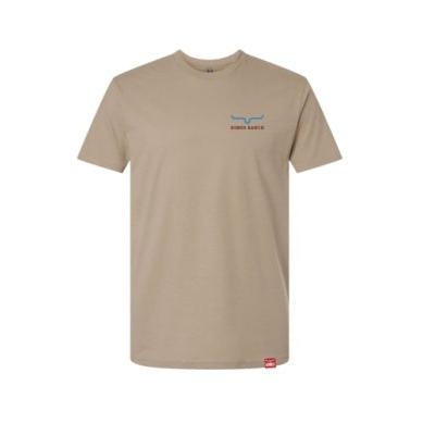 Kimes Men's Long Live Short Sleeve Tee Shirt - Multiple Colours
