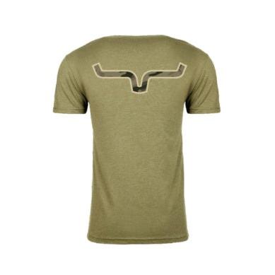 Kimes Men's Camo Back Tee Shirt - Multiple Colours