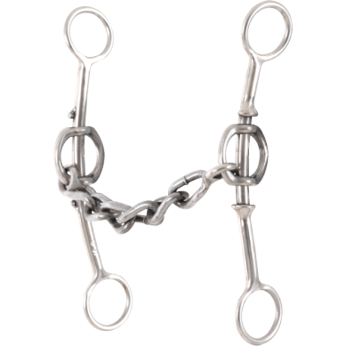 Classic Equine Goosetree Double Gag Chain Short shank chain mp