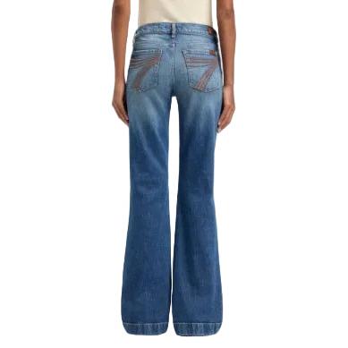 7 For All Man Kind Women's Dojo Jeans - Blue Core