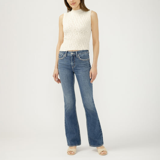 Silver Women's Avery High Rise Bootcut Jeans- Crossroads