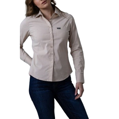 Kimes Ladies Linville Long Sleeve Solid Dress Shirt - Multiple Colours