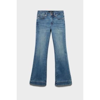 7 For All Mankind Mini Dojo Girl's Jeans- Sea Level