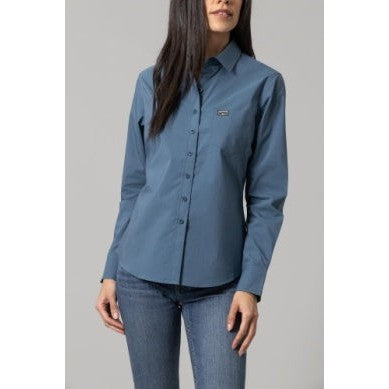 Kimes Ladies Linville Long Sleeve Solid Dress Shirt