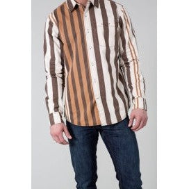Kimes 1992 Long Sleeve Striped Dress Shirt - Multiple Combinations - Irvine Tack & Western Wear