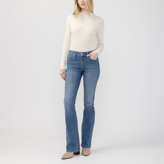 Silver Women's Elyse Bootcut Jeans- Freeport