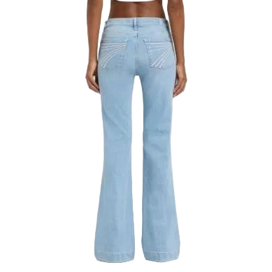 7 For All Mankind Ultra High Rise Jo Jeans- Indigo Bloom