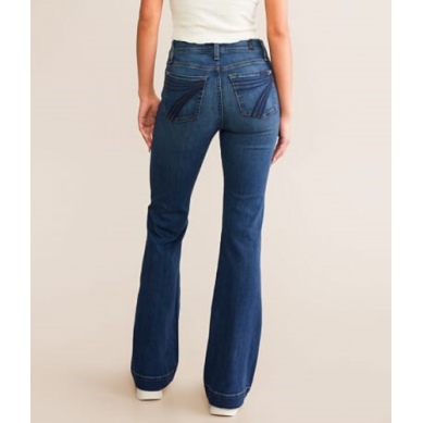 7 For All Man Kind Women's Dojo 36" Jeans- Medium Melrose