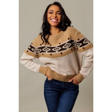 Kimes Women's Chama Crew Long Sleeve Sweater - Mutliple Colours