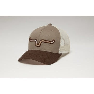 Kimes Unisex Anson Trucker Hat - Brown Khaki