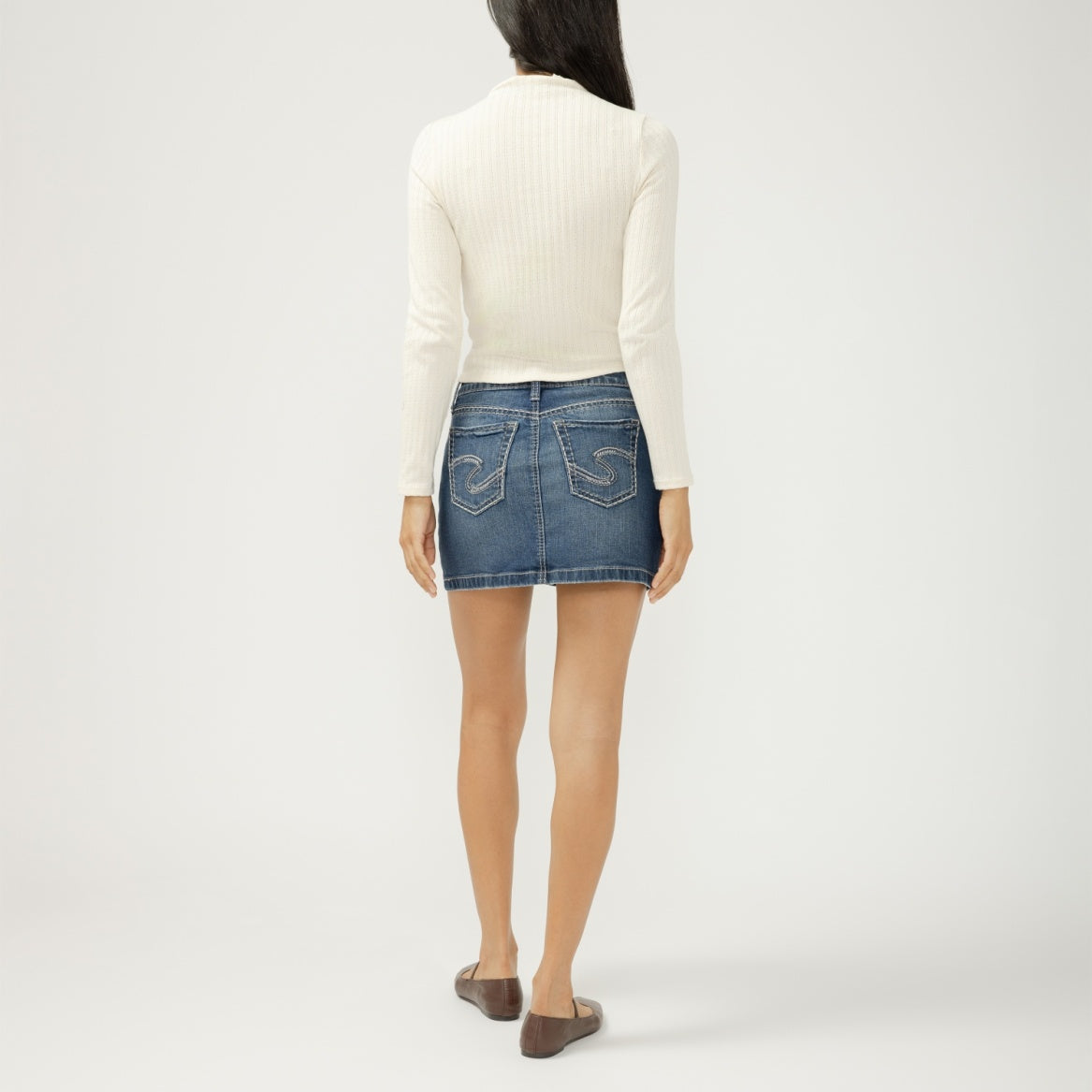 Silver Women's Elyse Mini Skirt- Corydon