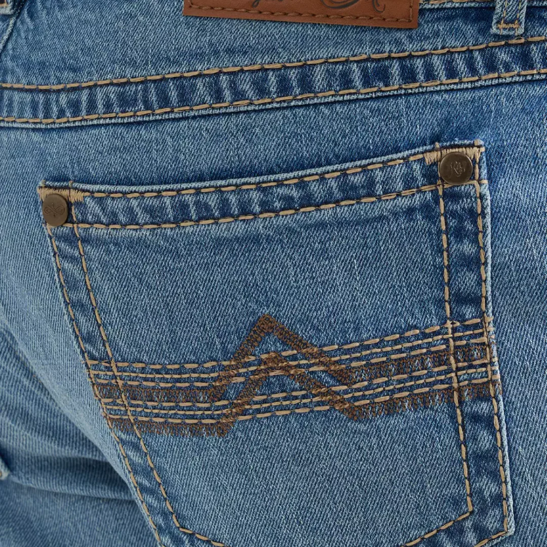 Wrangler Men's Rock 47 Slim Bootbut Jeans