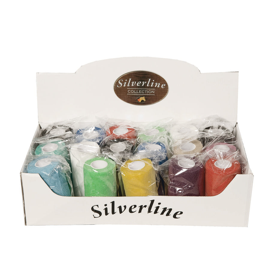 Silverline Cohesive Bandage 18 PK - Assorted Colors