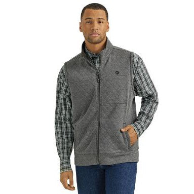 Wrangler Men's George Strait Knit Vest - Charcoal