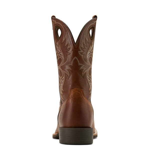Ariat Men's Sport Rodeo Cowboy Boot- Aged Tan Elephant Print