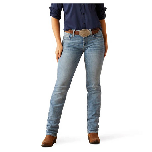 Ariat Women's Perfect Rise Yara Straight Leg Jean- Oklahoma